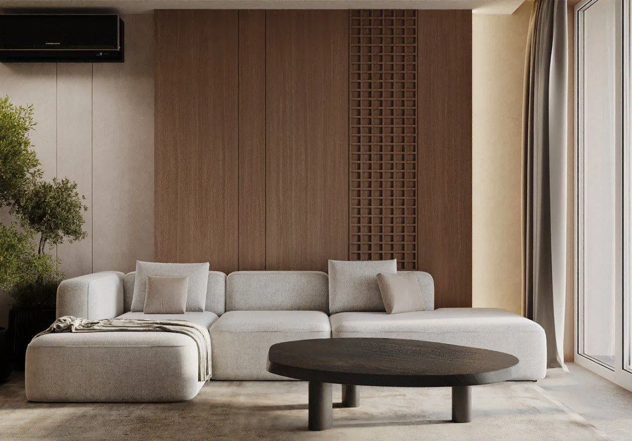 Living room of the licensed frontline apartment in Torrevieja